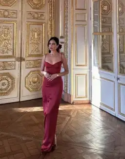 House of CB Stefania Corset Maxi Dress Red Size XS / AU 6  for rent on The Volte - image 4