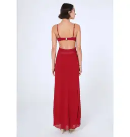 Benni Noah Maxi Dress in Cherry Red Size 6 for rent on The Volte - image 3