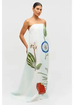 Oroton Grand Floral Gown Print Size 8 for rent on The Volte - image 1