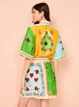 Alemais Rummy Mini Dress Multi Size 8 for rent on The Volte - image 2