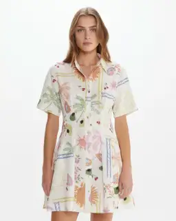 JAG Winona Flaneuse Corset Dress Print Size 6 for rent on The Volte - image 2