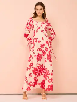 Kate Ford Delta Gown Red Size 1/ AU 10 for rent on The Volte - image 1