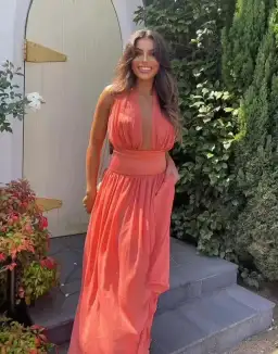 Arcina Ori Serena Dress Coral Size S / AU 8 for rent on The Volte - image 6