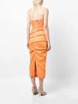 Rachel Gilbert Ayla Midi Dress Orange Size 0 / AU 6 for rent on The Volte - image 3