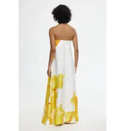 Acler Hopton Dress in Ivory Calla Lily Size AU 10 for rent on The Volte - image 3
