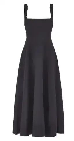 Odd Muse Ultimate Muse High Waist Square Neck Midi Dress Black Size AU 12 for rent on The Volte - image 8