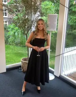 Odd Muse Ultimate Muse High Waist Square Neck Midi Dress Black Size AU 12 for rent on The Volte - image 7