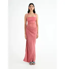 Benni Gina Maxi Dress Rose Size AU 8
