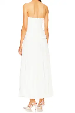 Acler Bristol Midi Dress in Ivory White Size S / AU 8 for rent on The Volte - image 4