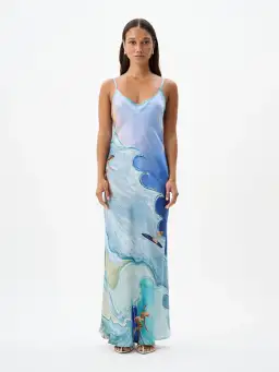 Roame Wessex Slip Dress in Apres Surf Size 12
