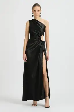 SONYA MODA NOUR MAXI DRESS in Black SIZE 12  for rent on The Volte - image 1