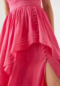 Aje Sienna Maxi Dress Pink Size 8 for rent on The Volte - image 3