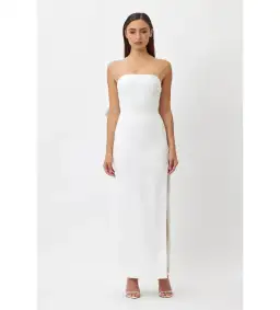 Bianca and Bridgett Willow Midi Dress White Size 14
