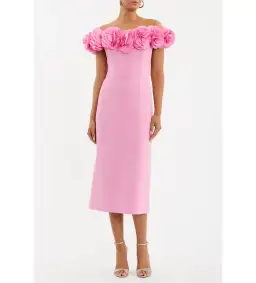 Rebecca Vallance Odetta Mini Dress in Pink Size AU 12 for rent on The Volte - image 1
