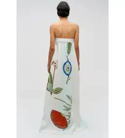 Oroton Grand Floral Gown Print Size AU 10 for rent on The Volte - image 2