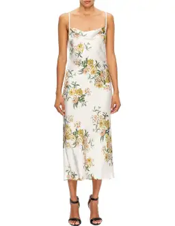 Bec & Bridge Louella Cross Back Midi Dress Floral Size 6 for rent on The Volte - image 1