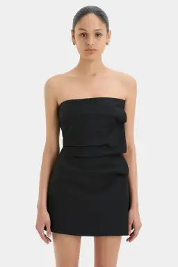 Sir the Label Leonardo Mini Dress Black Size 2 / AU 10 for rent on The Volte - image 2