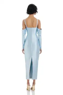 Eliya The Label Annalise Midi Dress in Blue Size M / AU 10 for rent on The Volte - image 2