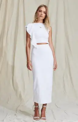 Maurie and Eve Nador Midi Dress White Size 10