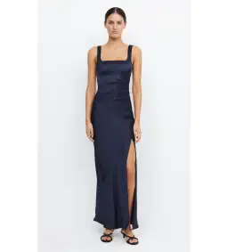 Bec & Bridge Dress The Dreamer Square Neck Dress Ink Size 8