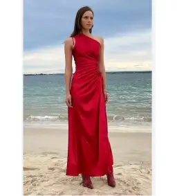 Sonya Moda Nour Maxi Dress in Red Size AU 12