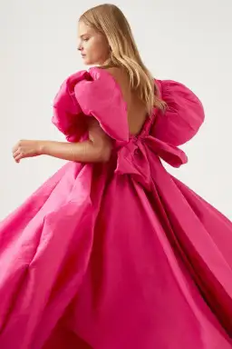 Aje Manifestation Gown Fuchsia Size 14 for rent on The Volte - image 3