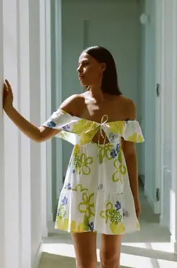 Sabo Skirt Siara Babydoll Dress Print  Size XS/Au 6  for rent on The Volte - image 2