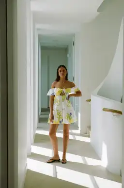 Sabo Skirt Siara Babydoll Dress Print  Size XS/Au 6  for rent on The Volte - image 1