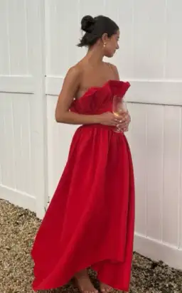 Elliatt Laurel Dress Red Size 10  for rent on The Volte - image 2