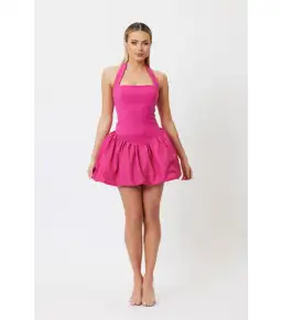 Bianca & Bridgett  Brianna Mini Dress Pink Size XL / AU 14 for rent on The Volte - image 2