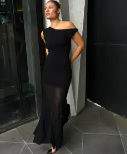 Sir the Label Indigo Twist Dress Black Size 10 for rent on The Volte - image 7