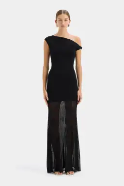 Sir the Label Indigo Twist Dress Black Size 10 for rent on The Volte - image 1