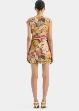 Sir the Label Talulah Knot Mini Dress Sanderling Size 8 for rent on The Volte - image 3