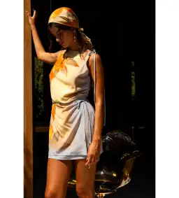 Sir the Label Serene Mini Dress in Sequoia Floral Size 0 / AU 6 for rent on The Volte - image 6