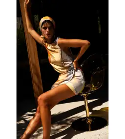 Sir the Label Serene Mini Dress in Sequoia Floral Size 1 / AU 8 for rent on The Volte - image 6