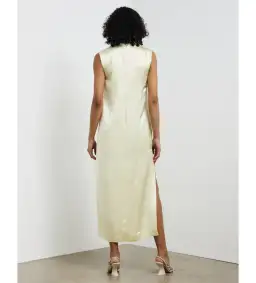 Camilla And Marc Myah Shift Dress Acid Yellow Size AU 10 for rent on The Volte - image 4