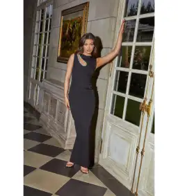 Bianca & Bridgett Valencia Dress Black Size AU 10 for rent on The Volte - image 3
