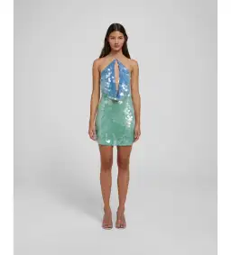 Rat & Boa Kiki Dress in Ombre Sequin Size XS AU 6  for rent on The Volte - image 1