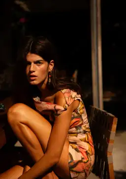 Sir the Label Talulah Knot Mini Dress Sanderling Floral Size 3 / AU 12 for rent on The Volte - image 6