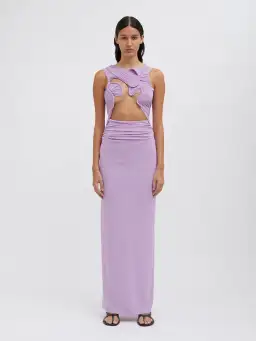 Christopher Esber Venus Tank Maxi Dress Lilac Size 6 for rent on The Volte - image 1
