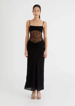 Benni Gabriel Maxi Dress Black Size 6 for rent on The Volte - image 1