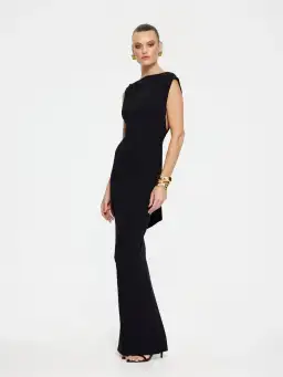 Effie Kats Audrey Gown in Black Size L / AU 12 for rent on The Volte - image 2