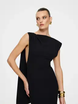 Effie Kats Audrey Gown in Black Size L / AU 12 for rent on The Volte - image 4
