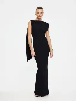 Effie Kats Audrey Gown in Black Size L / AU 12 for rent on The Volte - image 1