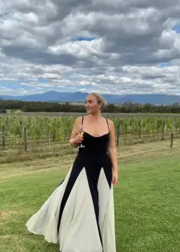 Arcina Ori Paloma Dress Black/White Size AU 8 for rent on The Volte - image 0