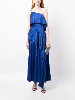 Acler Harley Midi Dress Regal Blue Size 10 for rent on The Volte - image 1