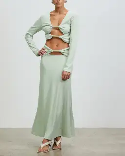 Christopher Esber Coiled Top and Skirt Set Mint Size 10 for rent on The Volte - image 1