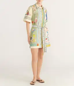 Alemais Elixir Mini Dress Multi Size 8 for rent on The Volte - image 1