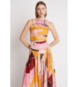 Aje Palette Ruched Top Expression Size 8  for rent on The Volte - image 1