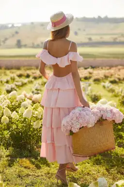 Alamour the label Lupita Dress Pink Size 8  for rent on The Volte - image 2